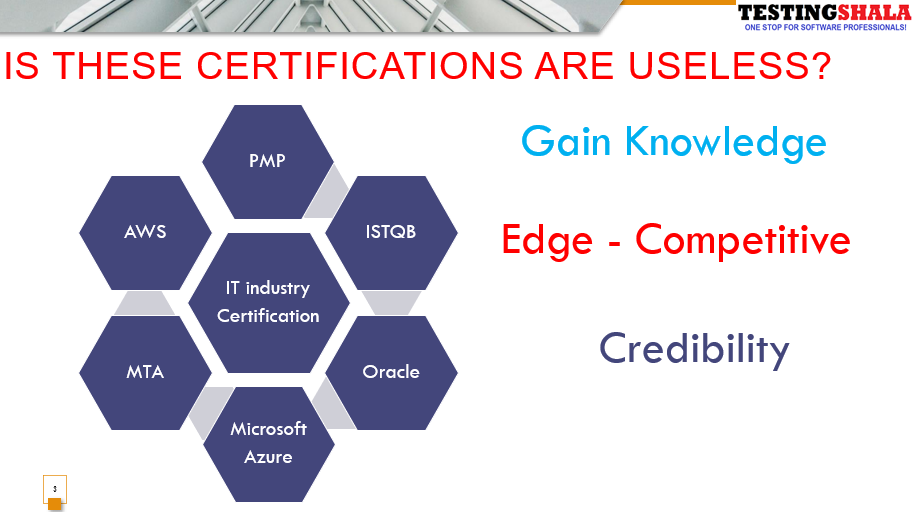 Is certification are useless?